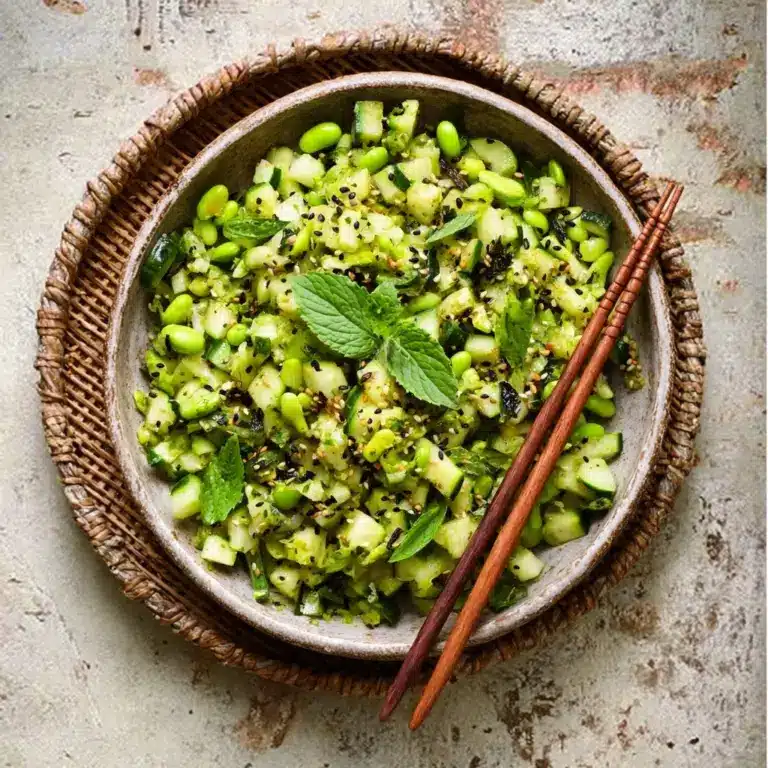 Spicy Cucumber Edamame Salad Recipe