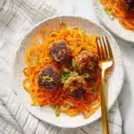 Fall Apple Recipes - Apple and Sage Turkey Meatballs Recipe