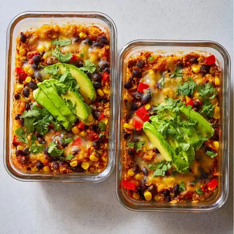 High-Protein Chicken Cottage Cheese Enchilada Bowls Recipe