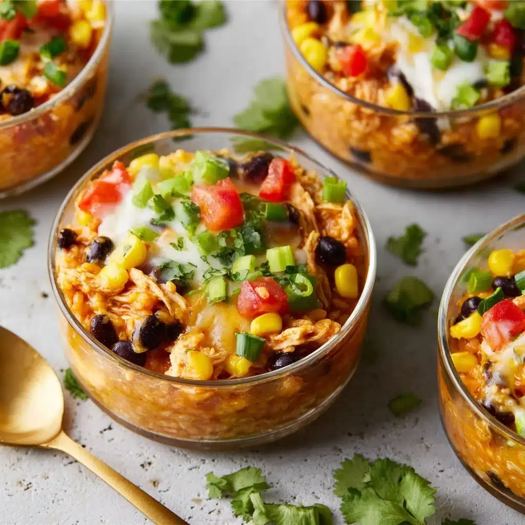 High-Protein Chicken Cottage Cheese Enchilada Bowls Recipe
