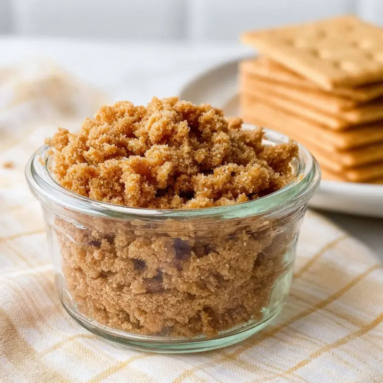 Graham Cracker Crumble Recipe