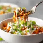 Buffalo Chicken Cottage Cheese Bowl Recipe
