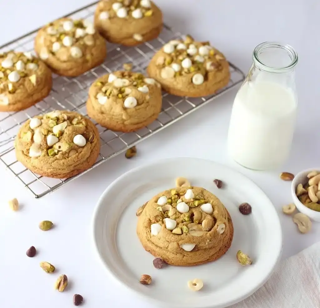 Salted Honey Pistachio Cookies Recipe