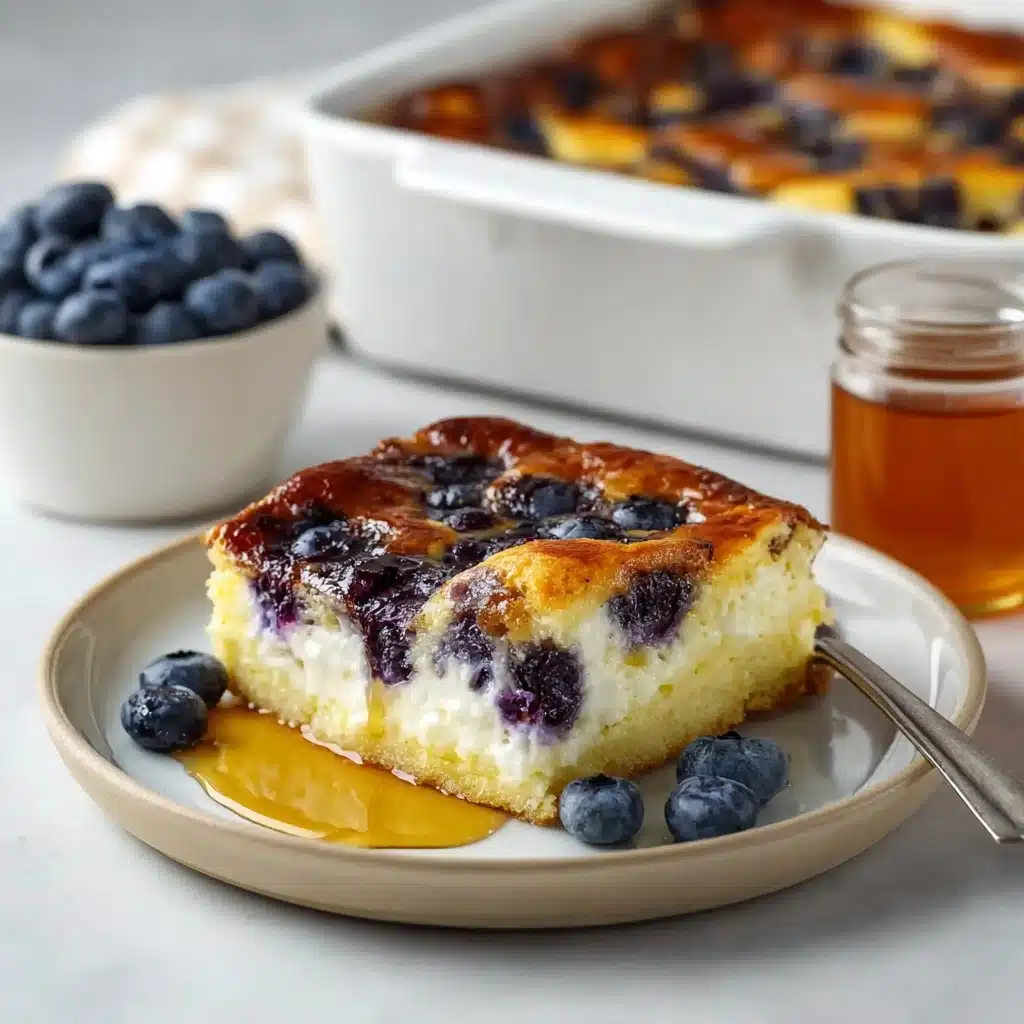 Blueberry Cottage Cheese Breakfast Bake Recipe - Recipe Image