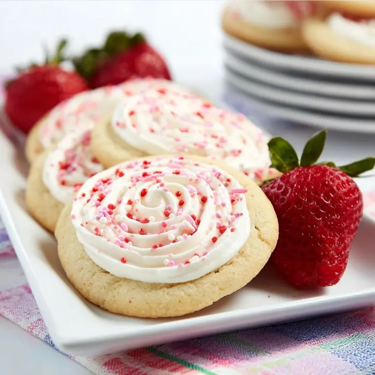 Strawberry Pop Tart Sugar Cookies Recipe
