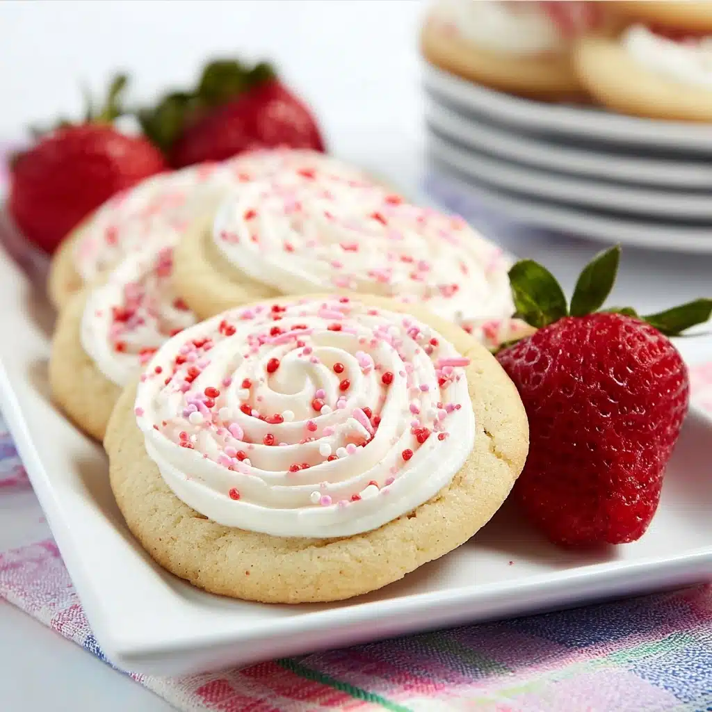Strawberry Pop Tart Sugar Cookies Recipe - Recipe Image