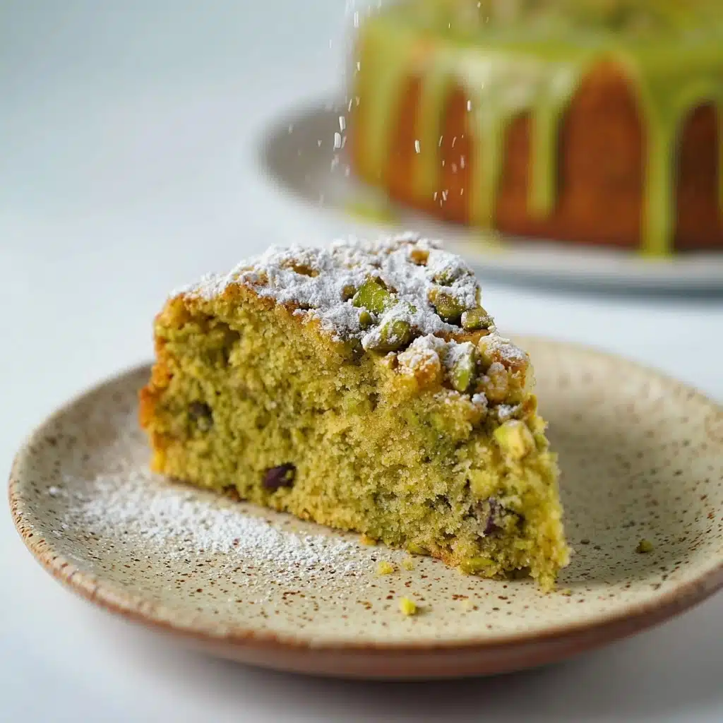 Vegan Pistachio Coffee Cake Recipe - Recipe Image