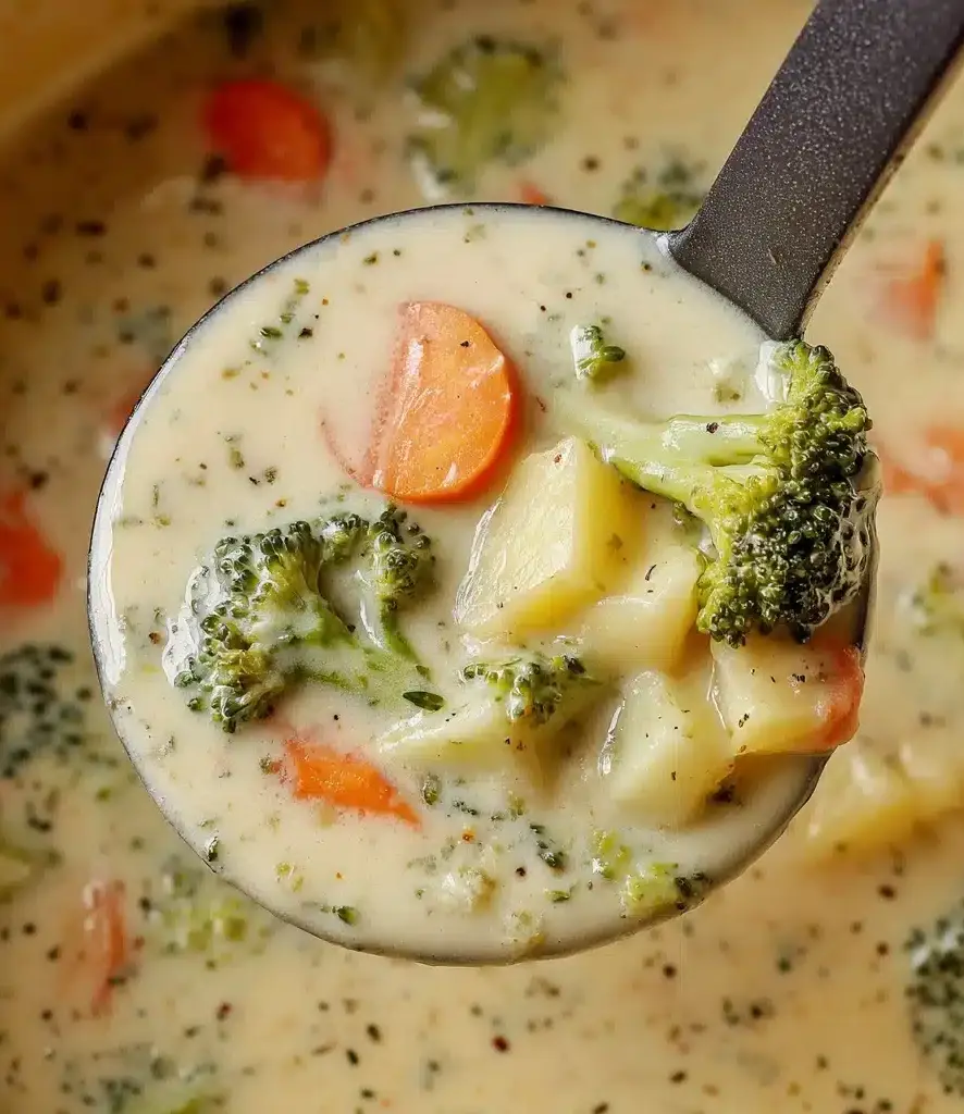 Cheesy Vegetable Chowder Recipe