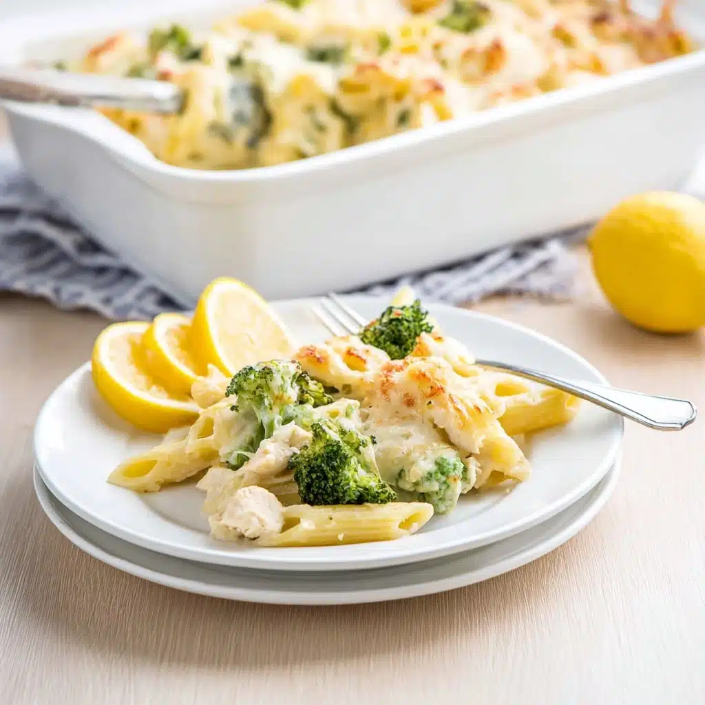Chicken and Broccoli Alfredo Bake Recipe - Recipe Image