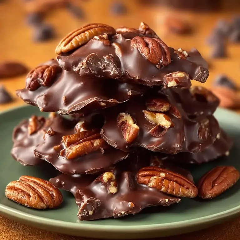 Chocolate Pecan Turtle Clusters Recipe