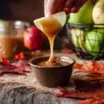 Apple Cider Caramel Sauce – Rich, Buttery Fall Treat for Drizzling, Dipping, and Gifting