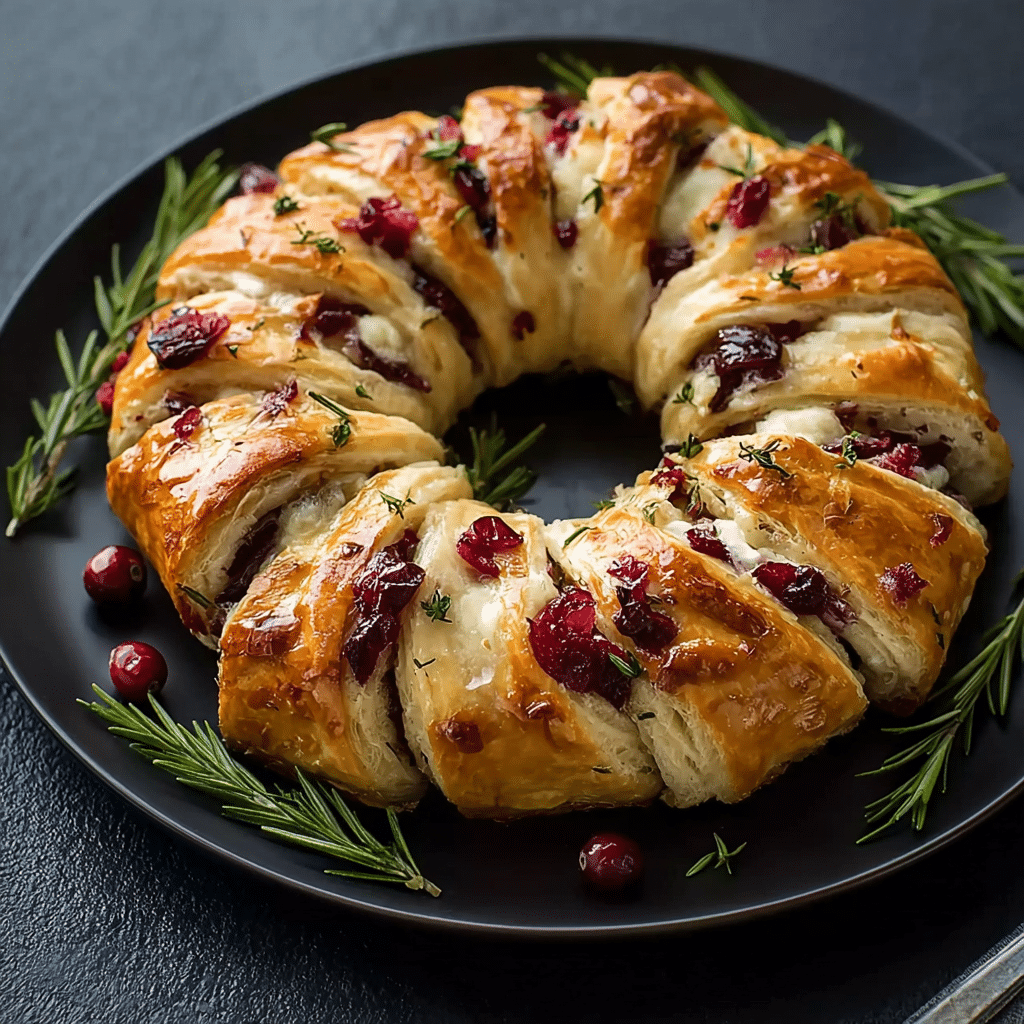 Turkey Cranberry Crescent Ring Recipe - Recipe Image