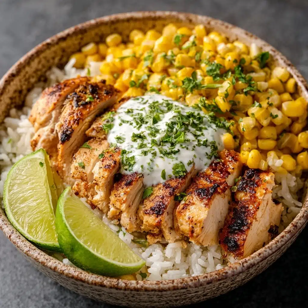 Street Corn Chicken Rice Bowl Recipe - Recipe Image