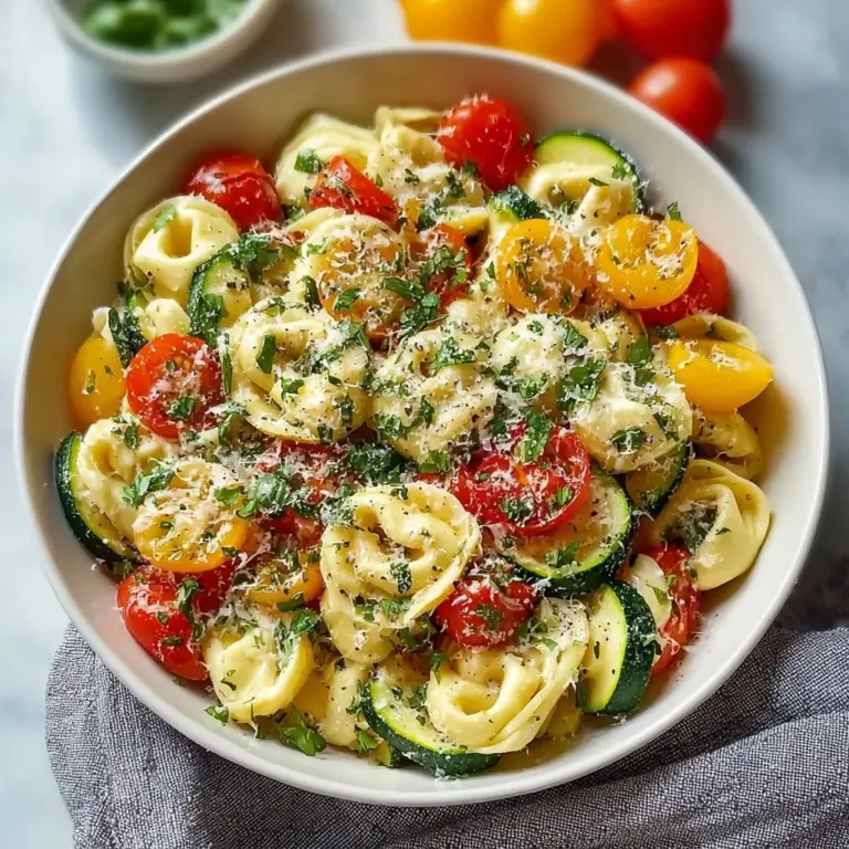 Tortellini with Summer Veggies: A Taste of the Season on Your Platengredients