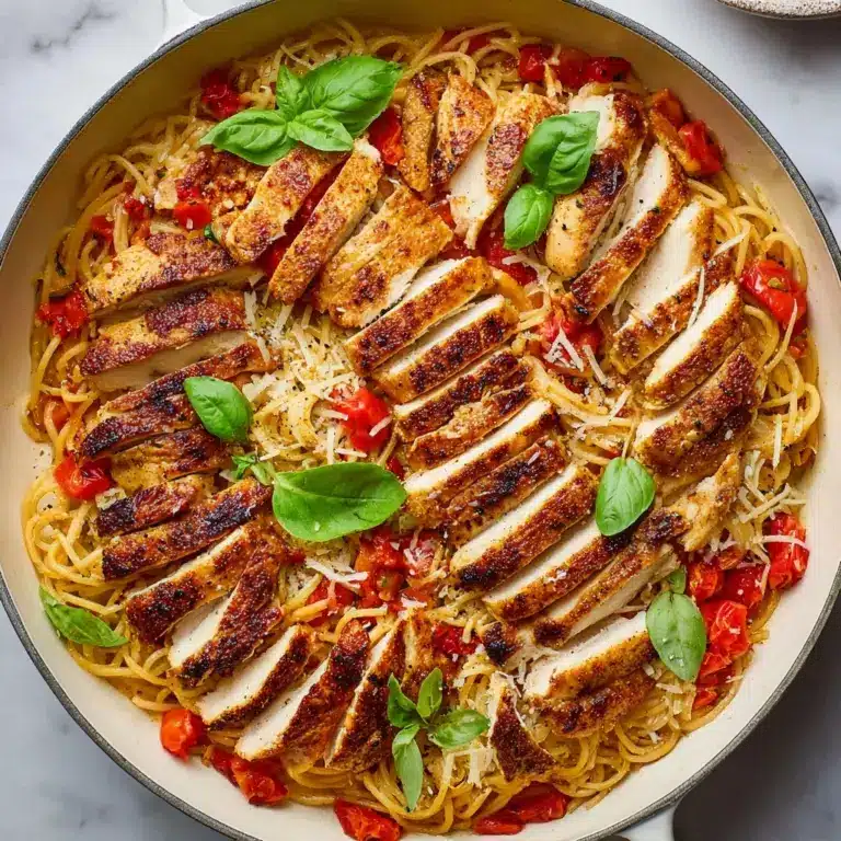 Bruschetta Chicken Pasta Recipe