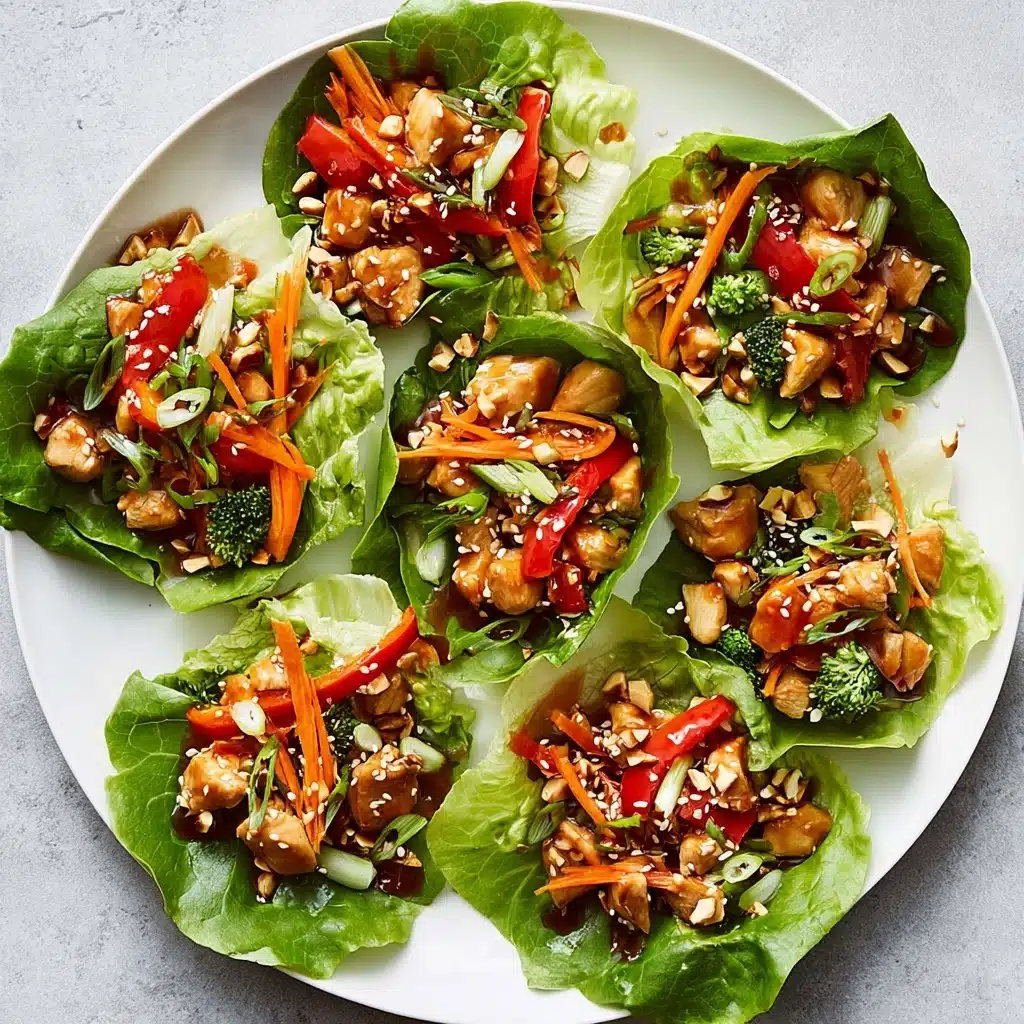 Teriyaki Chicken Lettuce Wraps Recipe - Recipe Image