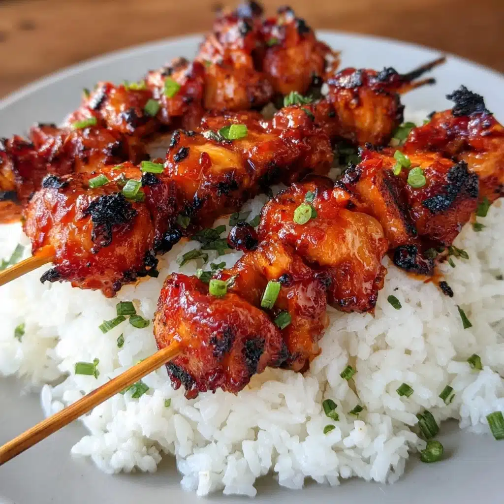 Korean Chicken Skewers Recipe - Recipe Image