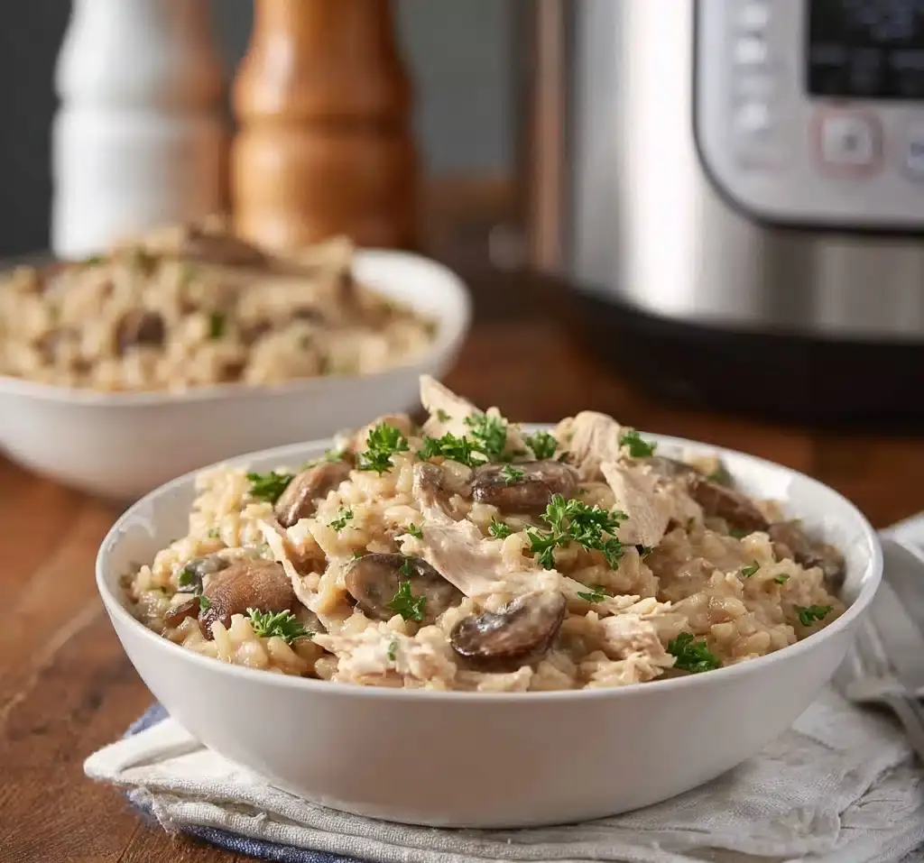 Instant Pot Creamy Chicken and Rice Recipe