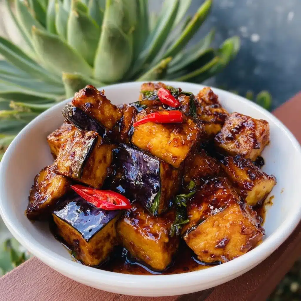 Irresistible Sticky Garlic Eggplant Recipe to Savor Recipe - Recipe Image