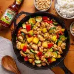 Easy Weeknight Kung Pao Pineapple Chicken Stir Fry Recipe