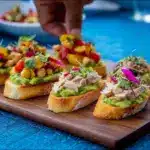 Assorted Tuna Crostini Recipe