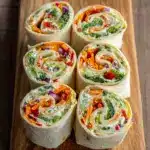Fresh Vegetable Tortilla Roll Ups Recipe