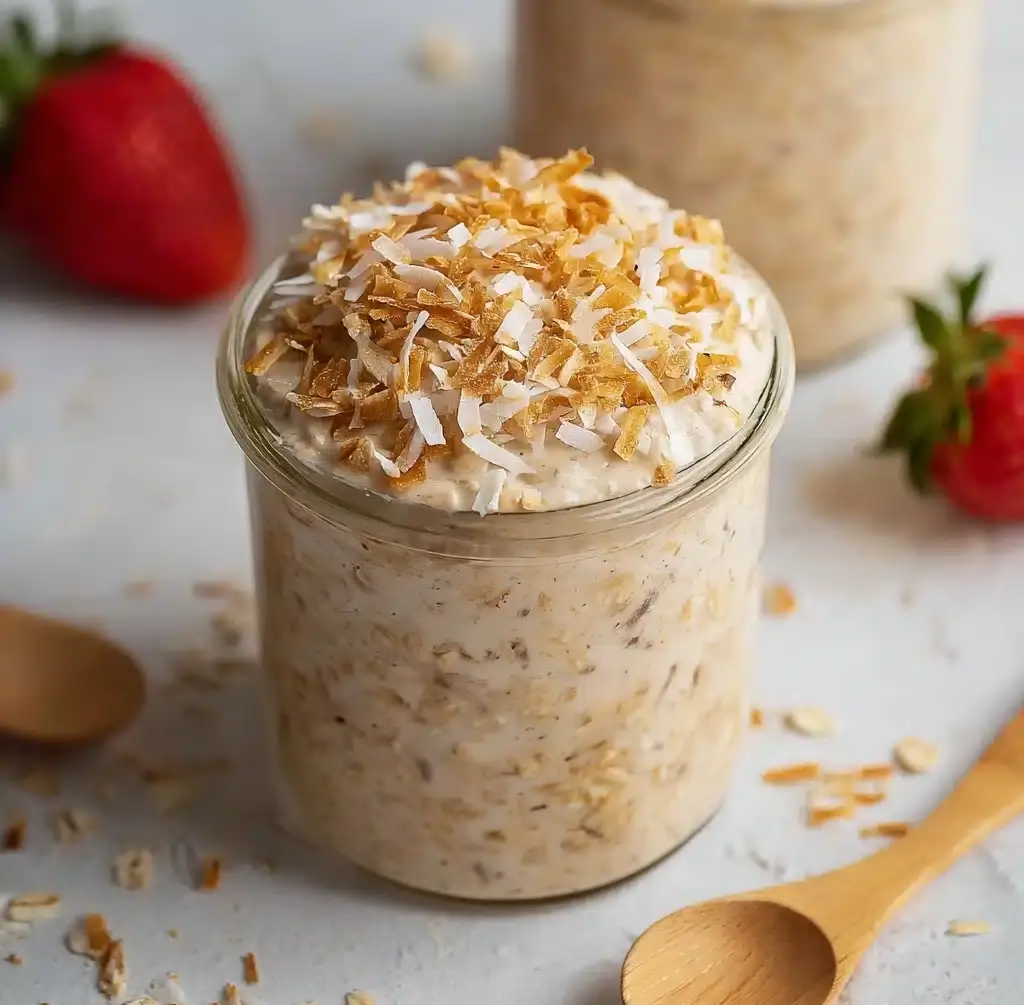 Coconut Cream Pie Overnight Oats Recipe