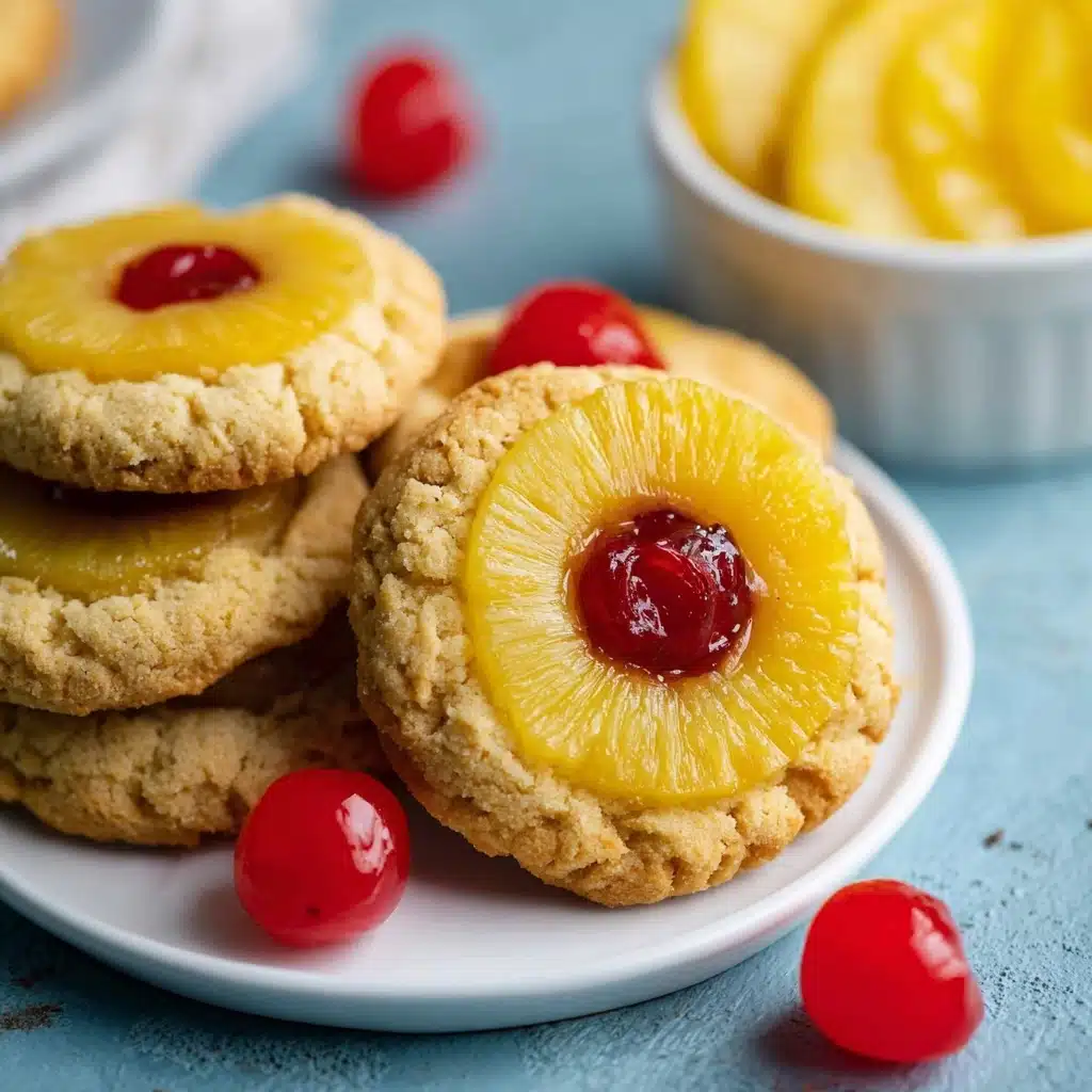 Pineapple Upside Down Sugar Cookies Recipe - Recipe Image