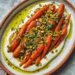 Roasted Carrots with Whipped Ricotta and Hot Honey Recipe