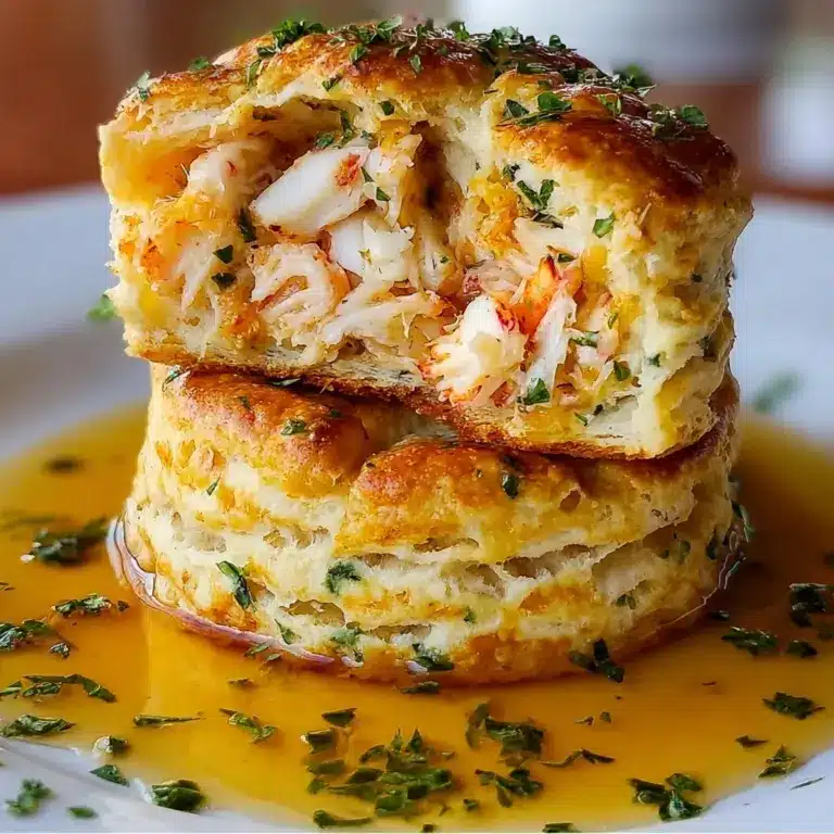 Crab Stuffed Cheddar Bay Biscuits with Lemon Butter: An Amazing Ultimate Recipe