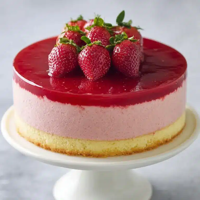 Velvet Strawberry Cheesecake – Creamy Dreamy Delight Recipe
