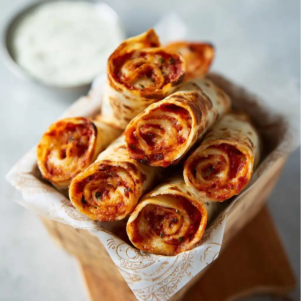 Tortilla Pizza Rolls Recipe - Recipe Image