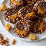 Peanut Butter Chocolate Caramel Cookies Recipe