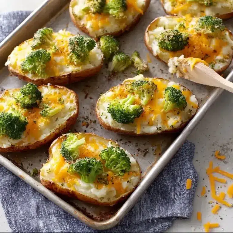 Creamy Broccoli Cheese Baked Potatoes Recipe Delight Recipe