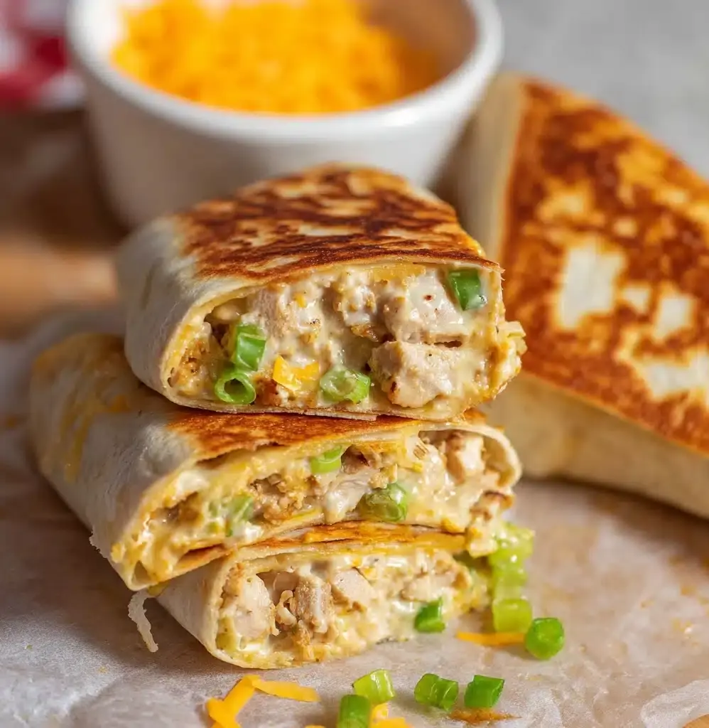Cheesy Garlic Chicken Wraps Recipe That Everyone Loves Recipe