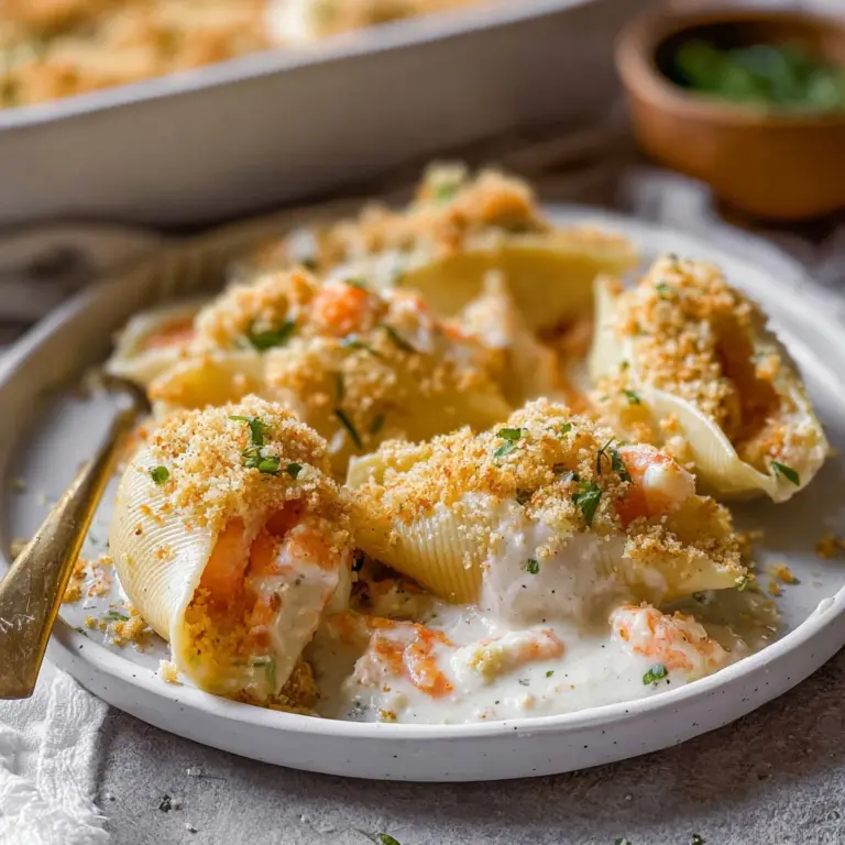 Seafood Stuffed Shells Recipe