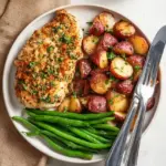 Parmesan Crusted Chicken Sheet Pan Dinner Recipe