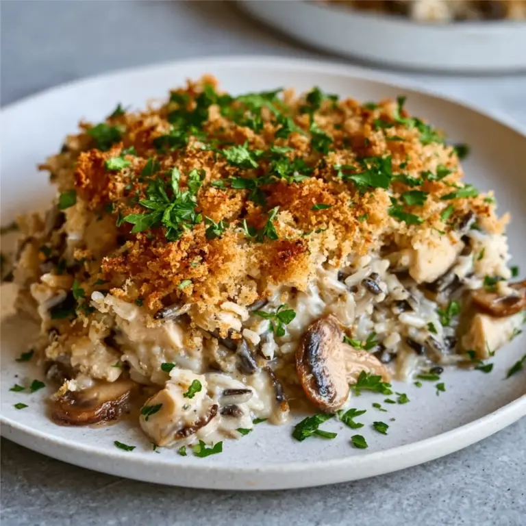 Chicken Wild Rice Casserole Recipe