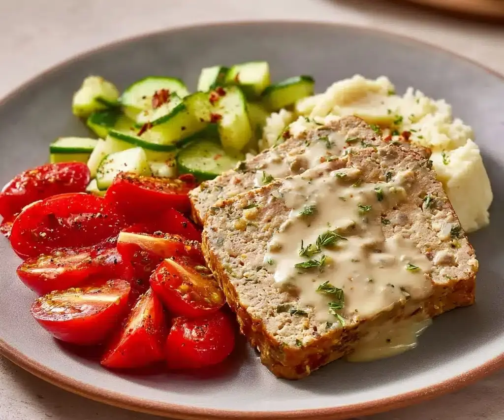 Juicy Garlic Parmesan Chicken Meatloaf Recipe