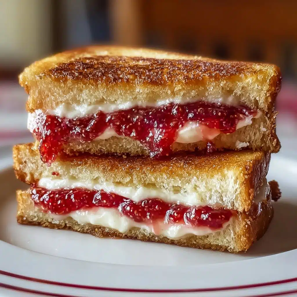 Fried Strawberry Cheesecake Sandwiches Recipe - Recipe Image