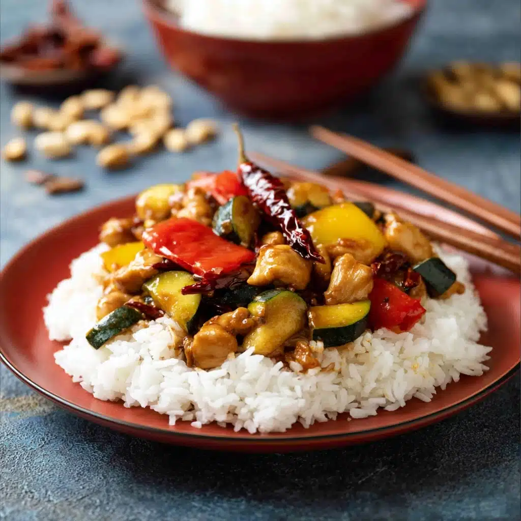 Easy Weeknight Kung Pao Pineapple Chicken Stir Fry Recipe - Recipe Image