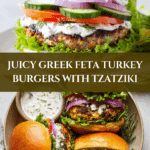 Greek Feta Turkey Burgers Recipe