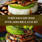 Teriyaki Chicken Avocado Rice Recipe