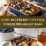 Blueberry Cottage Cheese Breakfast Bake Recipe