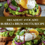 Frische Avocado-Burrata-Bruschetta Recipe