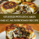 Stuffed Potato Cakes (Meat, Mushrooms) Recipe