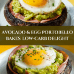 Avocado and Egg Stuffed Portobello Mushrooms Recipe