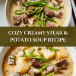 Creamy Steak and Potato Soup