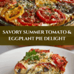 Easy Summer Tomato and Eggplant Pie Recipe