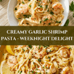 Creamy Garlic Shrimp Pasta Recipe